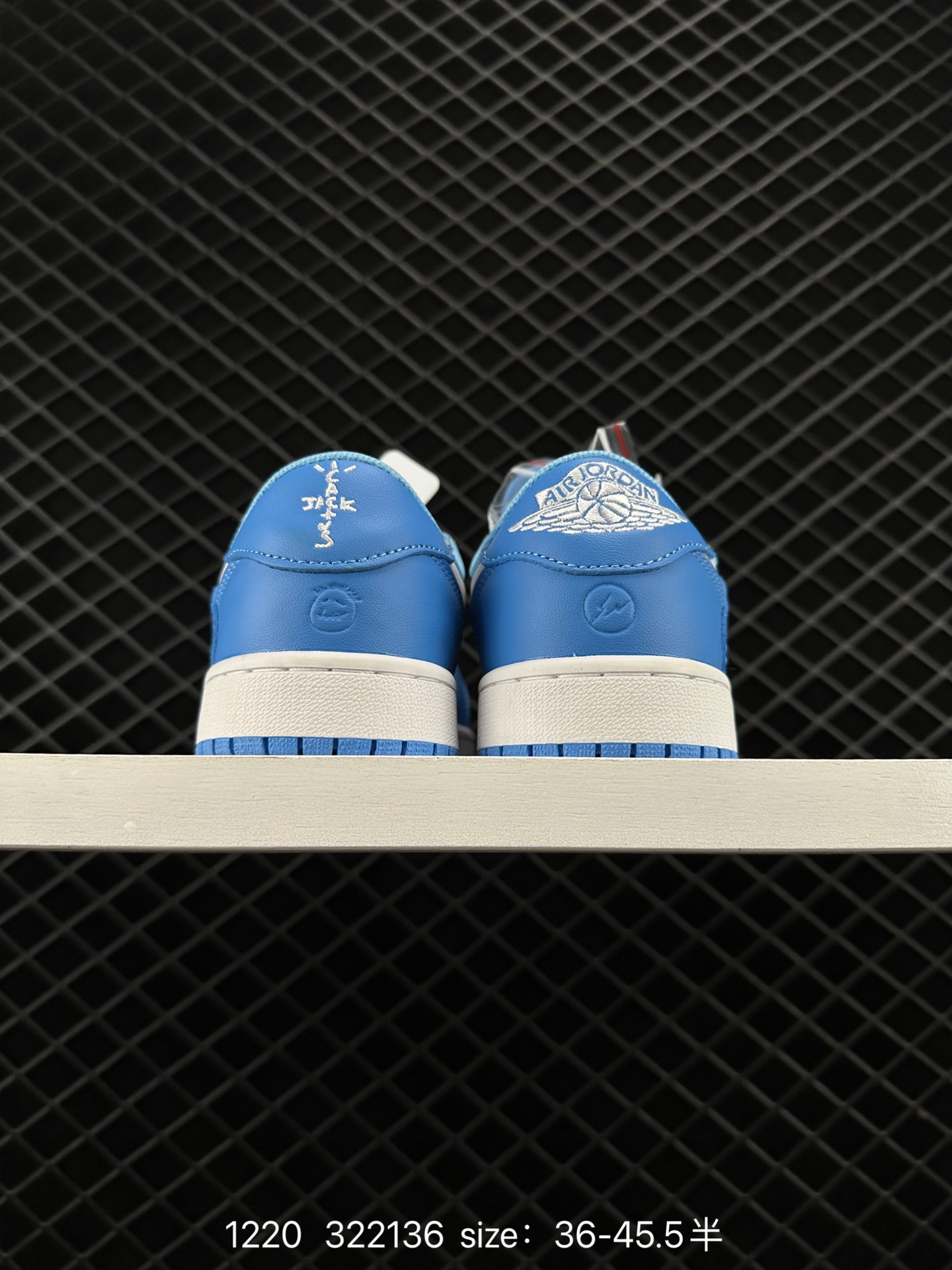 fragment design x Travis Scott x Nike Air Jordan 1 Low OG SP”Black/Green Toe“